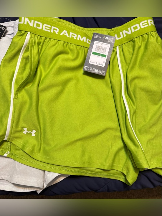 Under Armour Pants - Under Armour Lime Green Athletic Shorts